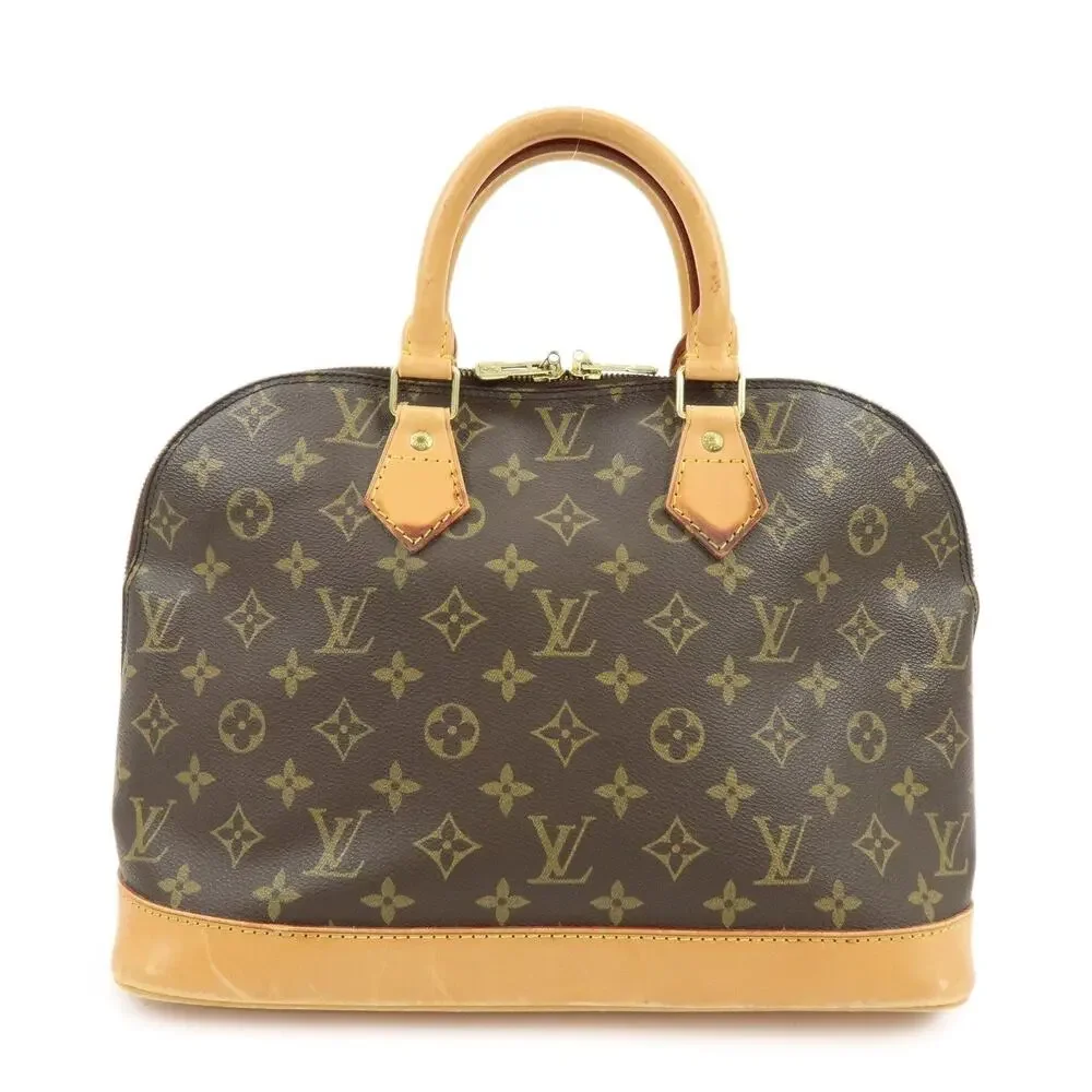 Louis Vuitton Monogram Alma PM Handbag Brown